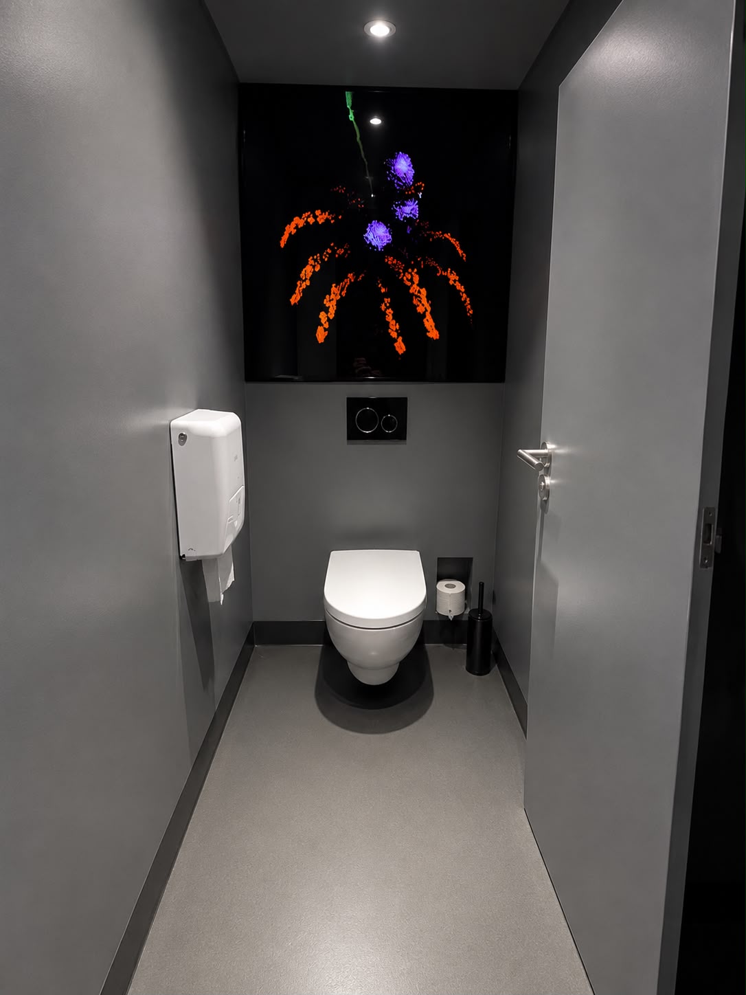 Toilettenbereich bis ins Detail — referenz
